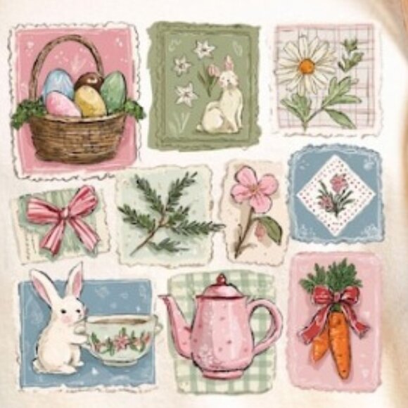 Retro Easter Day T-Shirt, Cute Spring Shirt, Easter Bunny Shirt - Picture 2 of 3